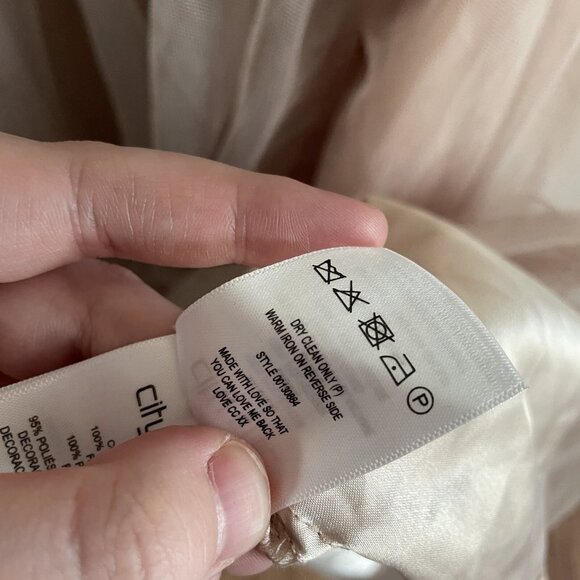 City Chic Women L/20 Beaded Bodice Fit & Flare Tulle Midi Tender Kiss Dress NWT - Picture 10 of 11